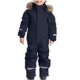 thumbnail image 2 of LSLJS Enfants Filles Garçons Combinaisons de Neige Colorées une-Pièce Combinaisons de Ski Vestes Combinaisons d'Hiver, Combinaisons de Neige pour Bébés Garçons, 2 of 6