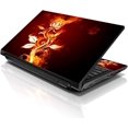 thumbnail image 1 of LSS Laptop Skin Sticker Decal Cover Fits 17" to 19" Laptops Red Flame Floral, 1 of 1