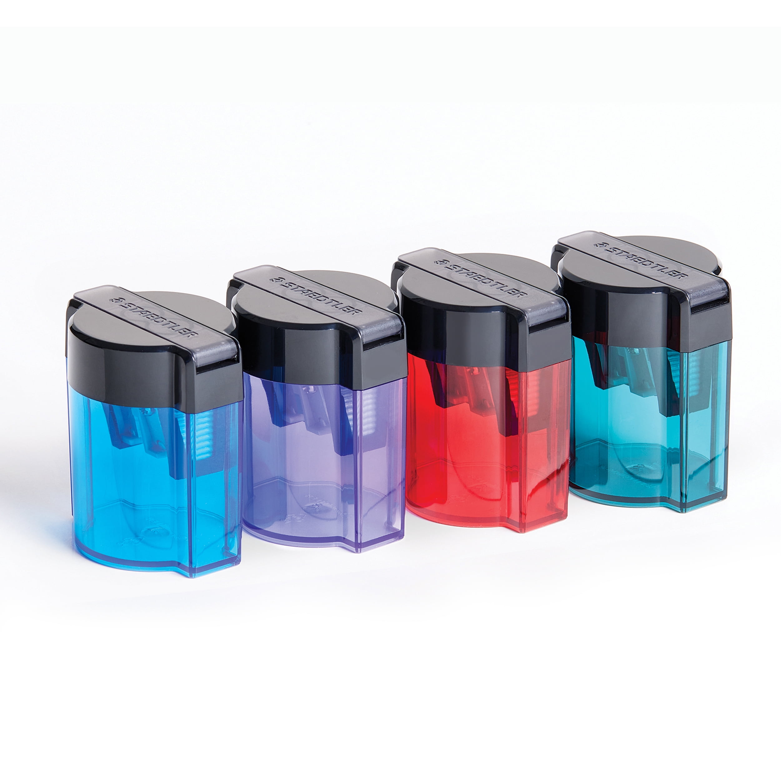 Staedtler Manual pencil Metal Sharpener - 2 Holes with Hinged Lid, 1pc