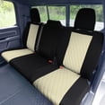 thumbnail image 5 of FH Group Neoprene Waterproof Custom Fit Car Seat Covers for 2022–2024 Dodge RAM 1500 Rear Beige, 5 of 5