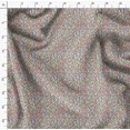 thumbnail image 4 of Soimoi Orange polyester Crepe Fabric Leaves Leaves Printed Fabric 1 Yard 42 Inch Wide, 4 of 6