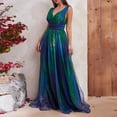 thumbnail image 4 of UPPADA Robe Grande Taille pour Invitées de Mariage pour Femmes, Manches Courtes, Robe de Bal de Mariage, Robe de Bal Formelle, Robe Longueur au Sol, Robe Cocktail, Robe Portefeuille Formelle de Mariage, Offres des Fêtes, 4 of 7