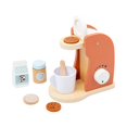 thumbnail image 2 of HILABEE Wooden Play Kitchen Accessories Interactive Early Learning Role Play Educational Coffee Machine, 2 of 9