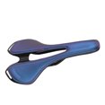 thumbnail image 4 of Selle, Coussin de Vélo de Montagne Frais Assise en Cuir Résistant à la Déformation Design Ajouré pour Cyclisme Bleu, 4 of 8