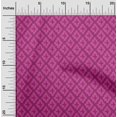 thumbnail image 2 of oneOone Rayon Magenta Fabric Abstract Sewing Craft Projects Fabric Prints By Yard 56 Inch Wide, 2 of 4