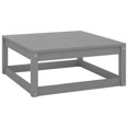 thumbnail image 3 of vidaXL 2 Piece Garden Lounge Set Grey Solid Pinewood, 3 of 5
