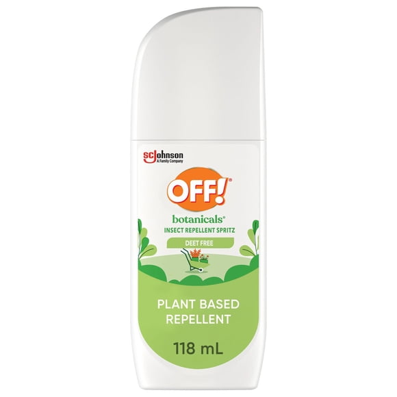 OFF! Botanicals Deet Free Plant-based Insect Repellent Pump Spray, Travel Size