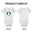 thumbnail image 3 of Cache-couche Mignon avec Cœur et Drapeau du Nigeria pour Bébé Garçon Fille, 3 of 5