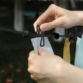 thumbnail image 4 of Retractable Windproof Clothesline with 12 Clips | 70.87 Inch Portable Travel Drying Line | Stainless Steel Hooks for Indoor Outdoor Use | Camping Laundry Solution with Clothespins, 4 of 6