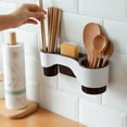 thumbnail image 4 of EGNMCR Bathroom Storage & Organization Hanging Toothbrush Toothbrush Wall Mounted Toothbrush For Bathroom And Vanity Toothbrush holder, 4 of 6