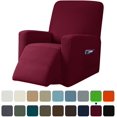 thumbnail image 1 of Subrtex Housse Extensible pour Fauteuil Inclinable 1 Pce, Housse Texturée à Carreaux avec Poches, 1 of 6