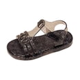 thumbnail image 1 of Girls' Soft-Soled Comfortable Crystal Shoes Spring/Summer Style Jelly Princess Shoes Children's Beach Sandals, 1 of 9