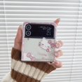thumbnail image 3 of For Samsung Galaxy Z Flip 5 4 5G 3 Z Fold 5 4 5G 3 Sanrio Hello Kitty Protection Full Cover Hard PC Shockproof Transparent Case Gift Festivals, 3 of 6