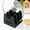 Black 6N8, variant on Rvkxad Kitchen Utensil Organizer, Countertop Draining Rack for Spatula Chopsticks Spoon, Pot Lid Holder