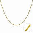 thumbnail image 1 of JeenMata Collier Chaîne Délicat de 16 Pouces - Collier de Mode Minimaliste en Placage Or Jaune, 1 of 6
