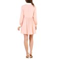 thumbnail image 3 of INSPIRE CHIC Robe-Chemise à Carreaux pour Femme à Manches Longues Boutonnée à Col Pointu, 3 of 6
