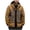 Khaki, variant on AnuYalue Men's Windbreaker Jackets Fashion Casual Color Block Hooded Jacket Fall Winter Long Sleeve Outerwear Full Zip Coat with Pocket