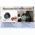thumbnail image 4 of Garbage Disposal Parts For Insinkerator 75499 Flex Coupler Garbage Disposal 75499 Flex Coupler Replacement Parts, 4 of 5