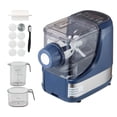 thumbnail image 1 of KFFKFF Electric Noodle Machine, 150W Auto Pasta Crafting Device, Offers 8 Unique Pasta Forms, Equipped with 4 Smart Settings, Holds up to 500g of Flour, Includes Measuring Tools and Cleaning Brush, 1 of 9