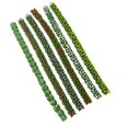 thumbnail image 1 of lionlar 6x Miniature Colorful Flower Strips Bush Model for Railway Train Diorama 1cm 1cm wide, 1 of 9