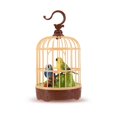thumbnail image 1 of Bird Toys for Kids Singing & Moving Lifelike Talking Bird with Light in Cage Voice-Activated Fun Swinging LED Birds for Room Desk, Plush Interactive Toy Figures, 1 of 7