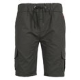 thumbnail image 1 of Men‘s Cargo Sports Short Pants Casual Slim Fit Solid Drawstring Elastic Waist Shorts With Pockets, 1 of 6