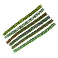 thumbnail image 3 of lionlar 6x Miniature Colorful Flower Strips Bush Model for Railway Train Diorama 1cm 1cm wide, 3 of 9