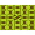 thumbnail image 1 of Ahgly Company Machine Washable Indoor Rectangle Transitional Olive Green Area Rugs, 2' x 4', 1 of 7