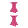 thumbnail image 1 of Wweixi Versatile Elastic Cocktail Table Set Fitting For Any Occasion Environmentally Friendly Polyester Rose Red 2Set, 1 of 6