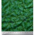 thumbnail image 1 of Soimoi Rayon Fabric Palm Leaves Decor Fabric Printed Yard 56 Inch Wide, 1 of 3