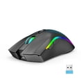 thumbnail image 3 of TopLLC 2.4GHz Wireless Mouse Gaming Mouse RGB Backlight Wireless Optical USB Gaming Mouse 4800DPI Rechargeable Mute Mice on Clearance, 3 of 8