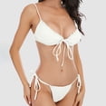 thumbnail image 2 of Birdeem Ensembles de Bikinis à Bretelles Larges Décontractés Mode Couleur Unie pour Femmes, 2 of 6
