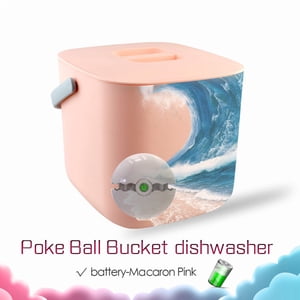 Portable Ultrasonic Dishwasher, Mini Countertop Dishwashing Machine for Sinks, A Compact and Water-Saving Solution for Apartments, RVs, and Camping