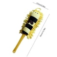 thumbnail image 3 of Btomtd Duster Cartoons Cute Sweeping Cleaning Duster Duster Cleaning Brush Sweeping Ash, Yellow, 3 of 6