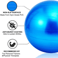 thumbnail image 2 of ExtraThickYogaBallExerciseBall,BallChair,HeavyDutySwissBallforBalance,Stability,Pregnancy,PhysicalTherapy,QuickPumpIncluded, 2 of 4