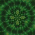 thumbnail image 1 of Ahgly Company Machine Washable Indoor Square Transitional Green Area Rugs, 6' Square, 1 of 7