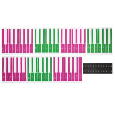Piano Keyboard Decal Introductory Piano Sticker Piano Decal for Beginner
