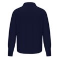 thumbnail image 4 of Pompotops Chemise Homme Décontractée Unie à Col Rabattu Boutonnée à Manches Longues en Solde, 4 of 8