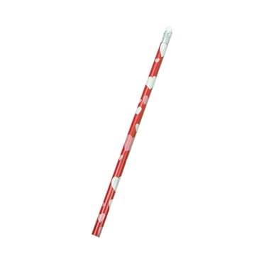 Pcksrro Cadeaux de la Saint-Valentin pour Femmes, Crayons de la Saint-Valentin Classiques Fantaisie à Rayures en Forme de Cœur avec Effaceur Crayons Assortis Fournitures de Fête de la Saint-Valentin Prix de Carnaval Fournitures de Bureau