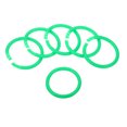 thumbnail image 1 of Unique Bargains 2' OD 1.6' ID Loose Leaf Rings Binder Ring, Green, 50 Count, 50 Pack, 1 of 6