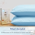 thumbnail image 3 of California Design Den 100% Cotton Pillowcases, Pillow Case Set of 2, Luxury 400 Thread Count Sateen Pillowcases, Match with Our 400 Thread Count Sheets, 3 of 8