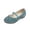 Blue, variant on Girls Dress Shoes, Toddler Girls Princess Shoes, Kids Low Heel Glitter Shoes Non Slip Party Wedding Prom Dance Shoes Silvers 4-5T