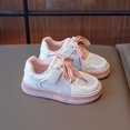 thumbnail image 5 of B91xZ Chaussures de Course Athlétiques à Lacets pour Filles, Rose 2.5, 5 of 5