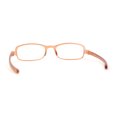 thumbnail image 2 of Adjustable Lens Angle Plastic Rectangular Reading Glasses Peach +1.00, 2 of 4