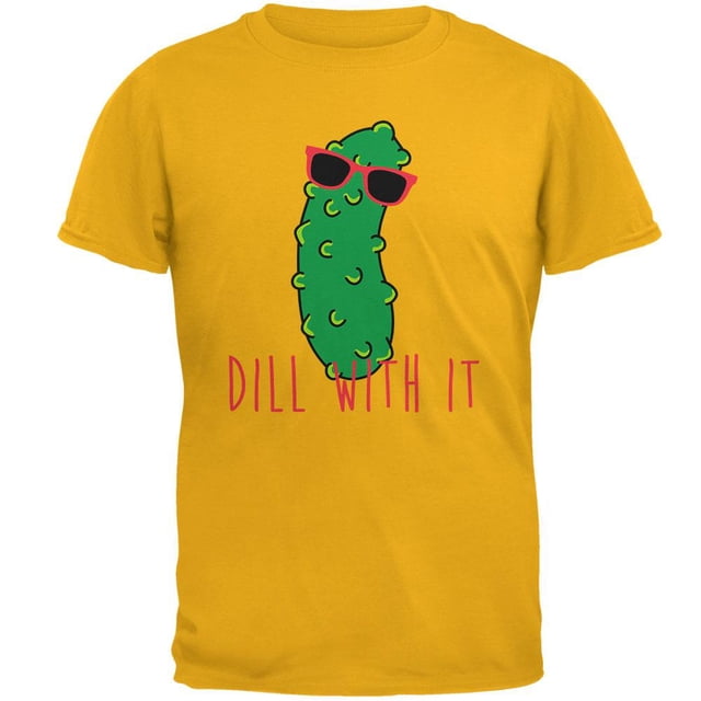 T-shirt pour Homme Vegetable Pickle Dill Deal With It