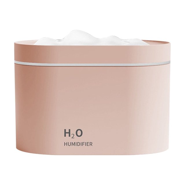 Pcksrro Small household appliances deal!Desktop Humidifier 800ML Humidifier Double Nozzle Humidifiers Diffuser USB Aroma Diffuser With Coloful Light Desktop Humidifier