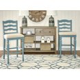 thumbnail image 5 of Hunter Antique Blue Barstool, 5 of 5