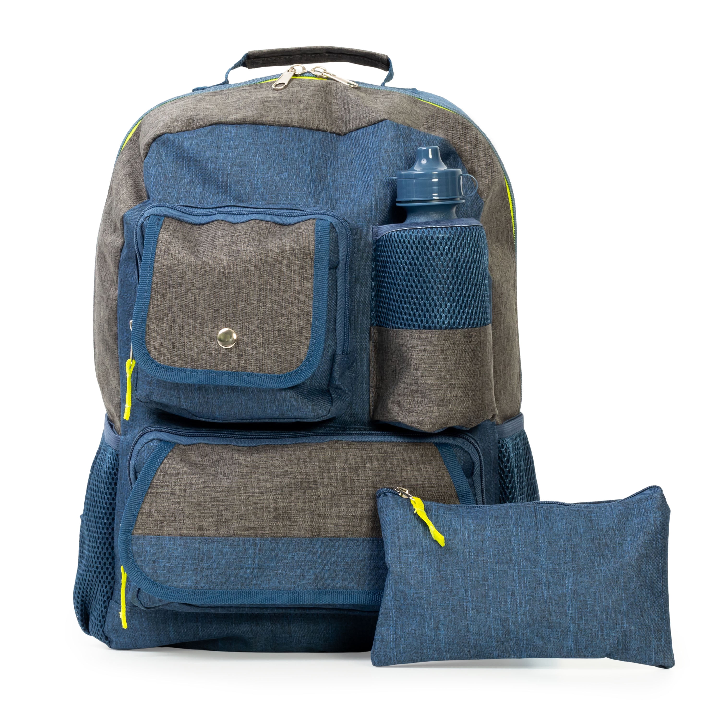 Ensemble de Sac à Dos Scolaire à trois pièces Jetstream: Sac à dos, bouteille d'eau et étui