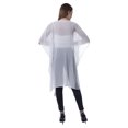 thumbnail image 4 of Moomaya Womens Georgette Shrug Open Front Long Sheer Coverup w/ Tassels, 4 of 7