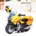 thumbnail image 2 of Jouet de Véhicule, Modèle de Moto en Alliage à Rétrofriction 1/14, pour Enfants Jaune, 2 of 8